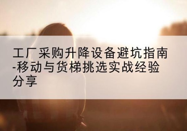 漳平移动式升降机怎么选-工厂采购升降设备避坑指南-移动与货梯挑选实战经验分享